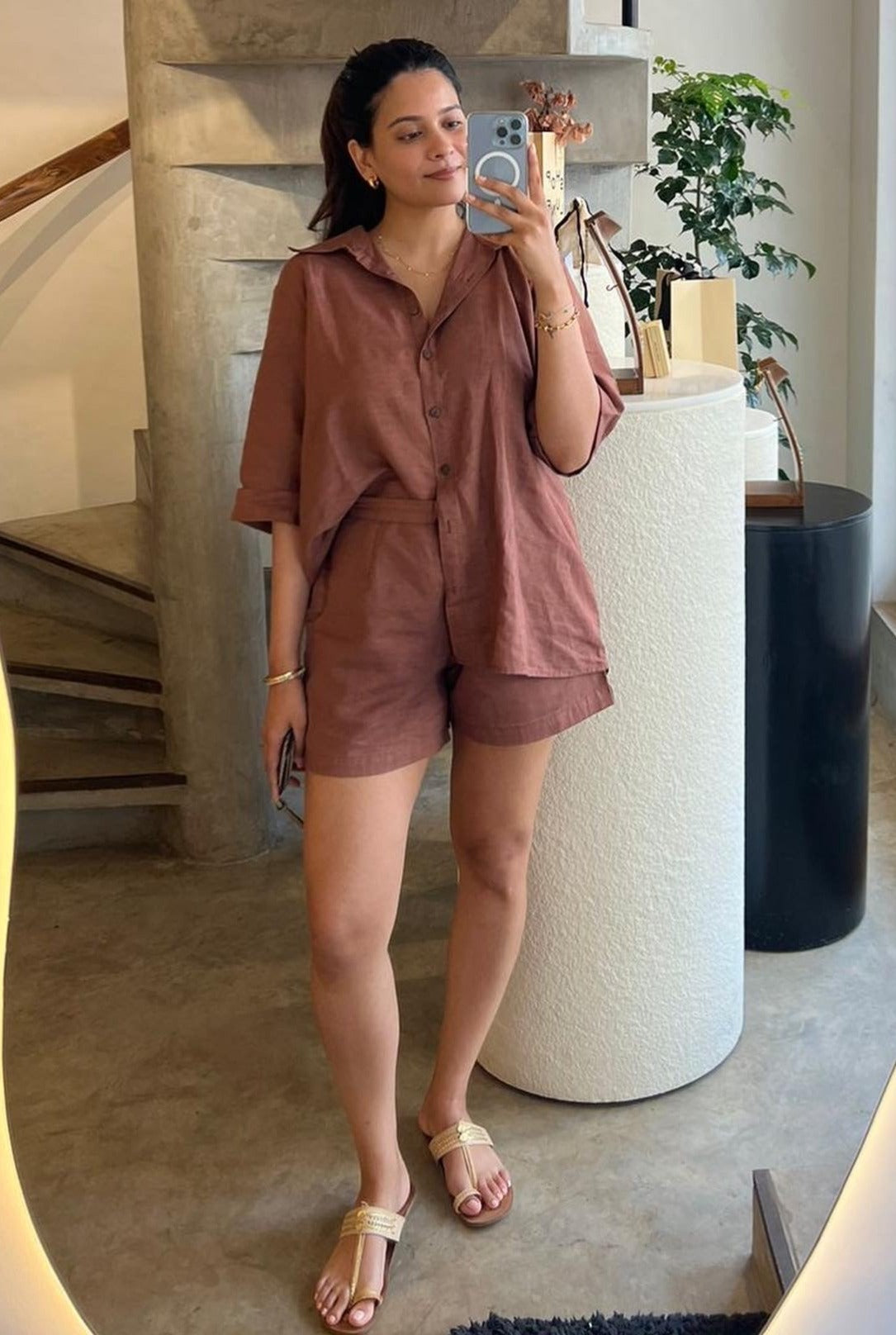 Lisa Set - Linen Shorts Co-ord Set