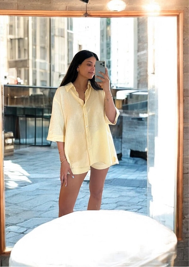 Lisa Set - Linen Shorts Co-ord Set