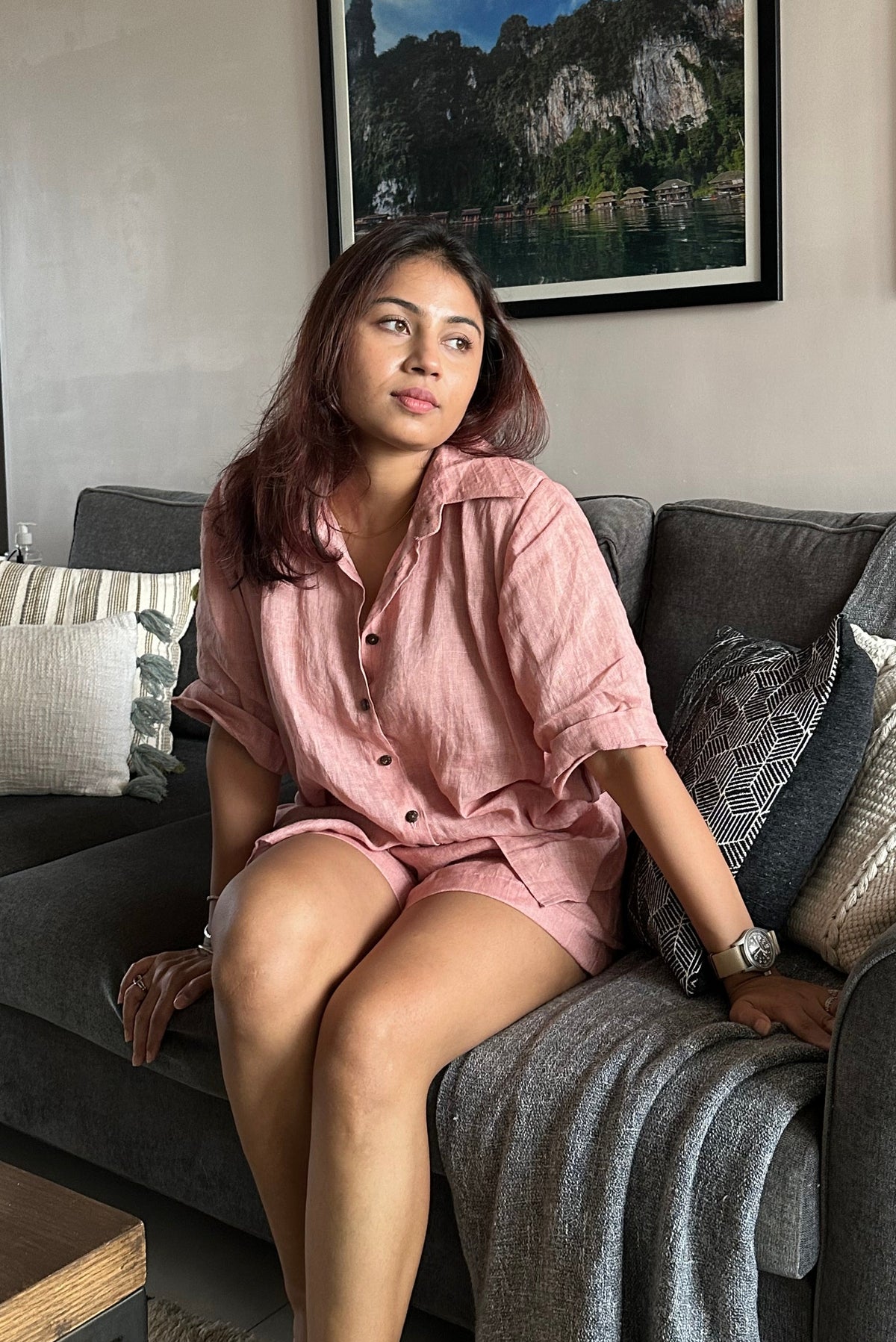 Lisa Set - Linen Shorts Co-ord Set