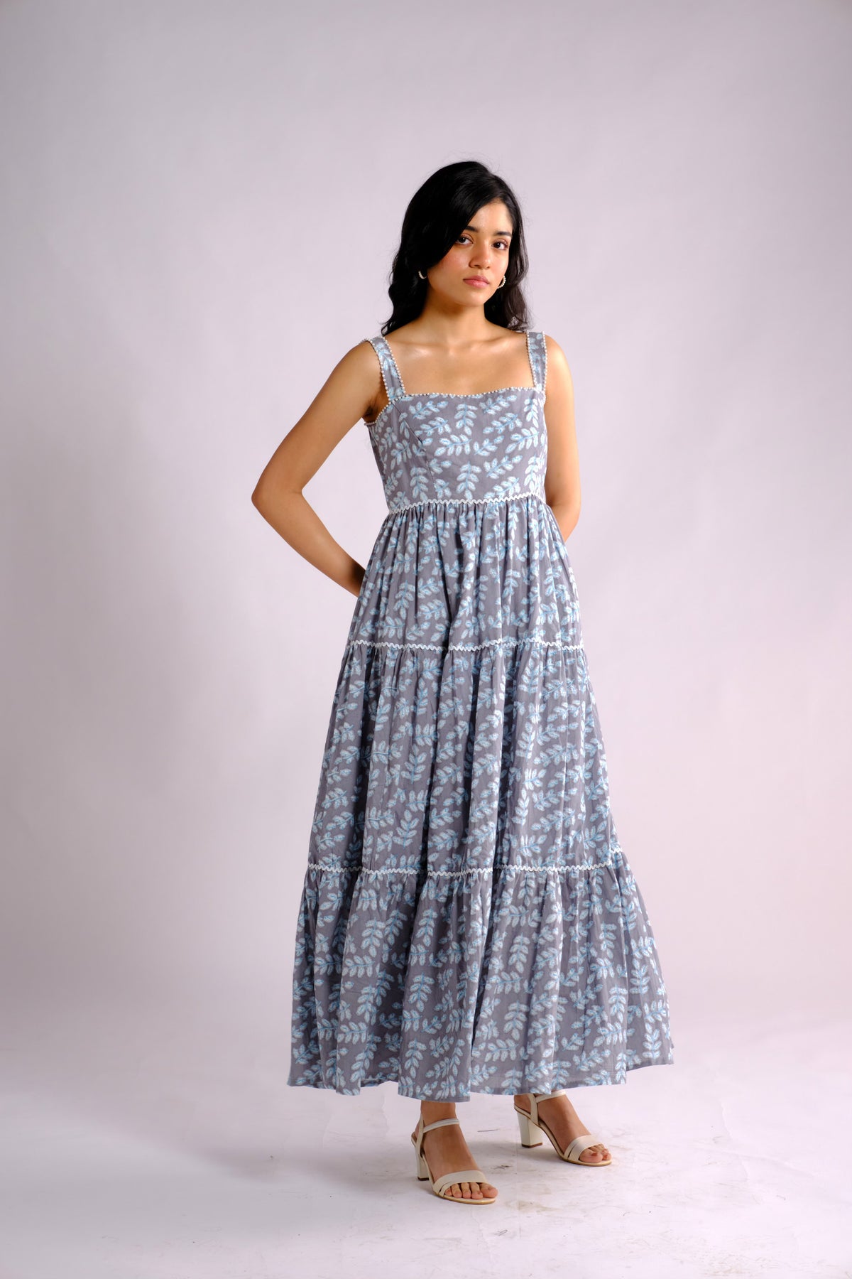 Giuli Dress - Floral Tiered Long Dress