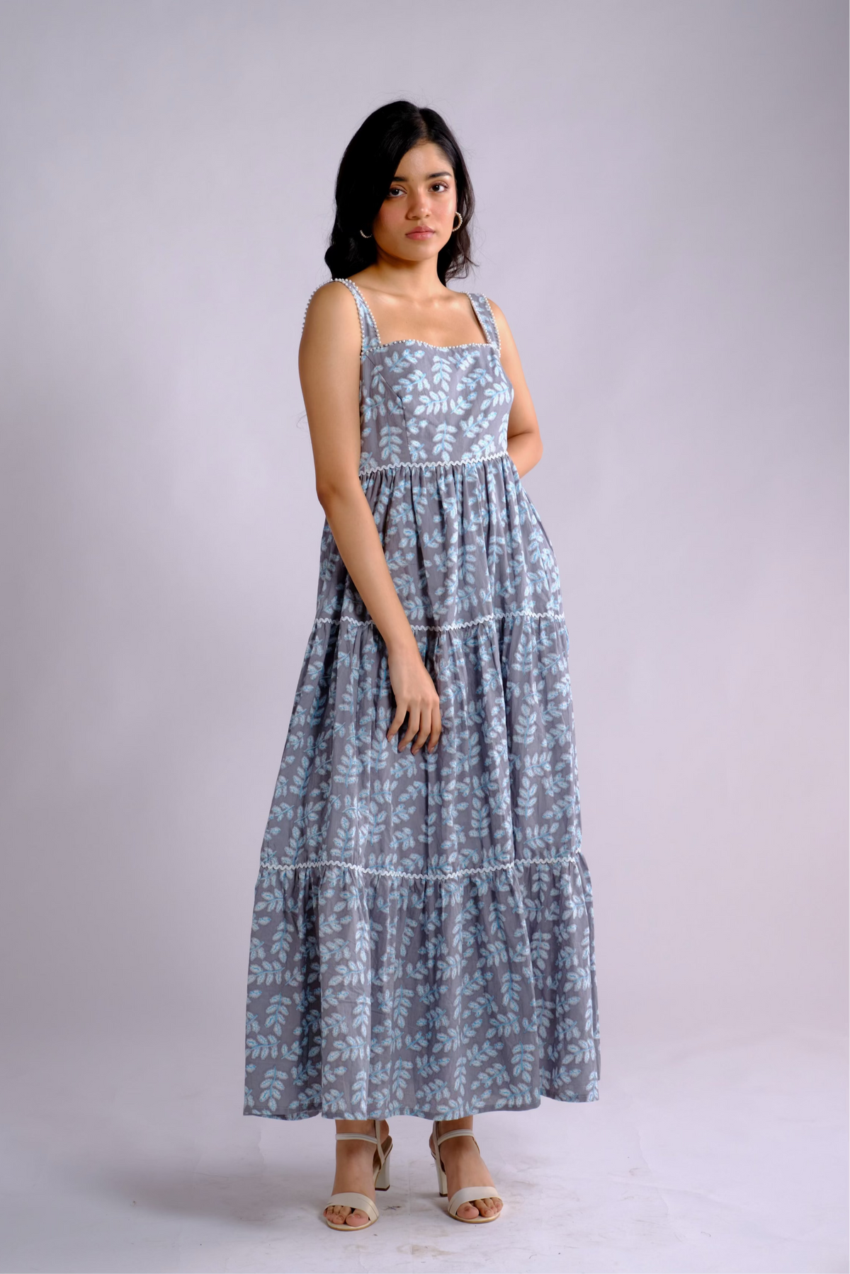 Giuli Dress - Floral Tiered Long Dress