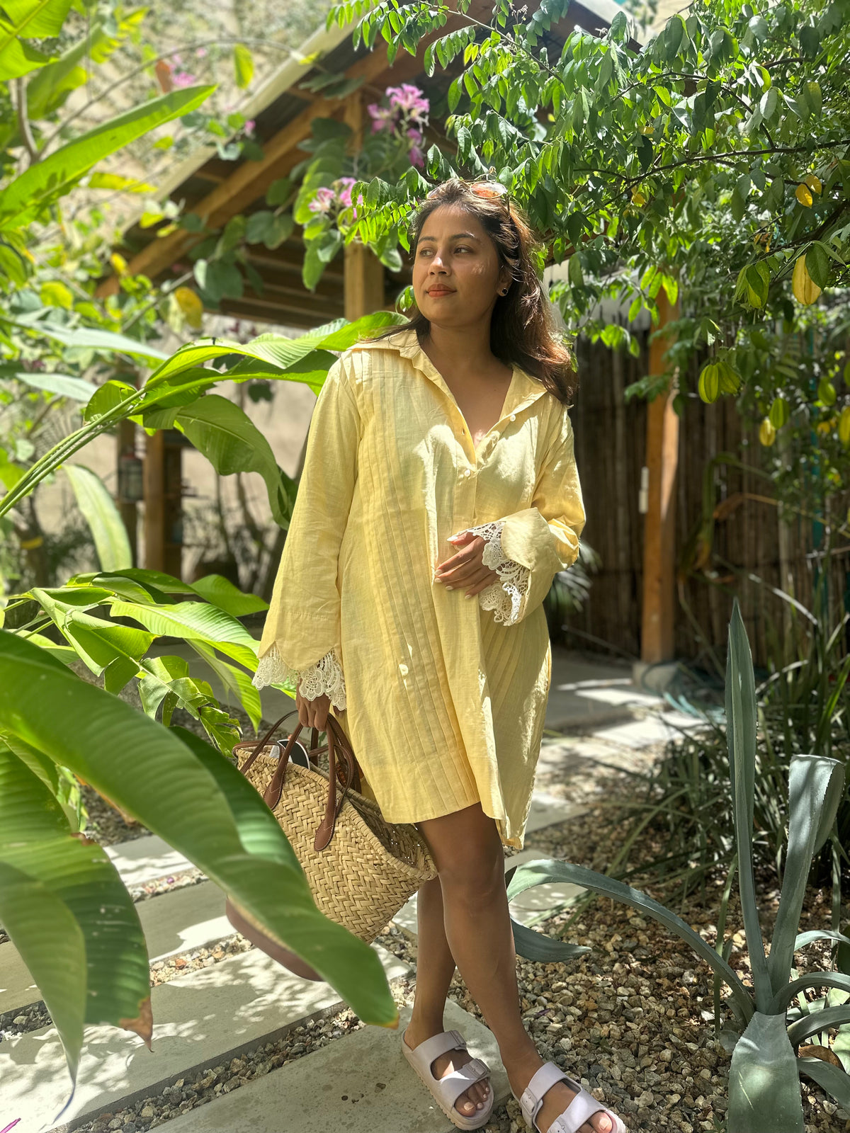 Isla Linen Shirt Dress