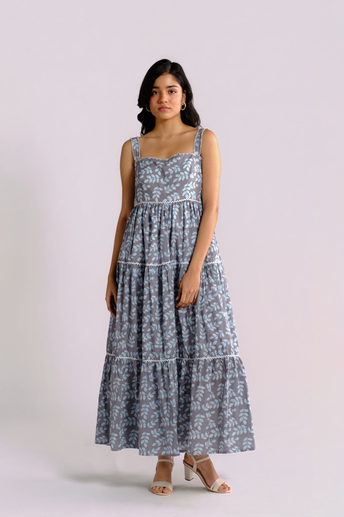 Giuli Dress - Floral Tiered Long Dress